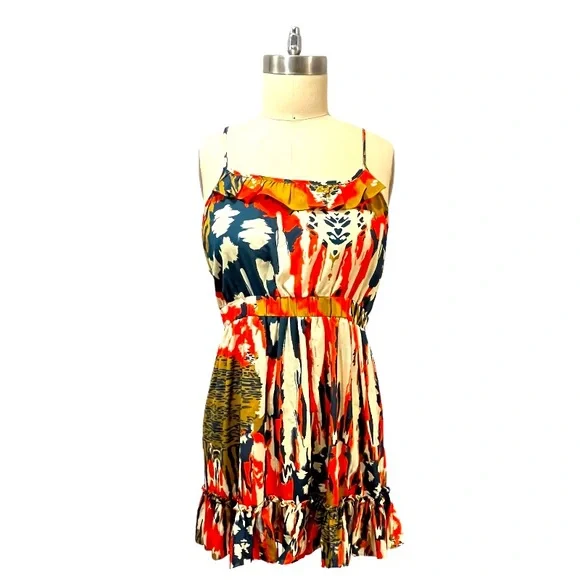 Forever 21 | Dresses | Summer Slip Dress Coverup Abstract Animal Print |  Poshmark